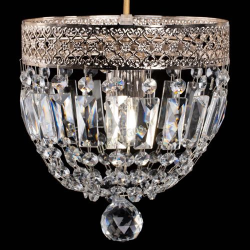 Люстра Венеция №1 купол на тросе в Сочи Гусь Хрустальный