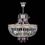 Люстра Венеция Астра №5 красная в Сочи