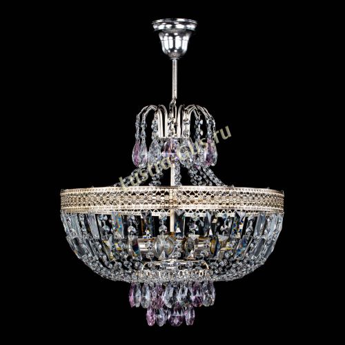 Люстра Венеция Астра №5 розовая в Сочи Гусь Хрустальный