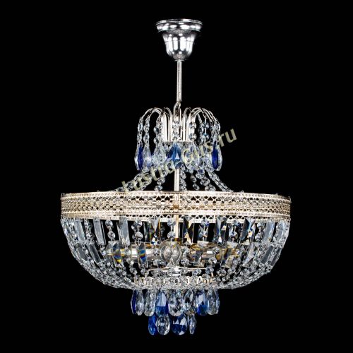 Люстра Венеция Астра №5 синяя в Сочи Гусь Хрустальный