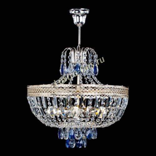 Люстра Венеция Астра №5 синяя в Сочи Гусь Хрустальный