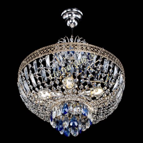 Люстра Венеция Астра №5 синяя в Сочи Гусь Хрустальный