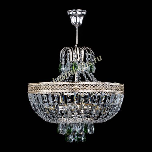 Люстра Венеция Астра №5 зеленая в Сочи Гусь Хрустальный