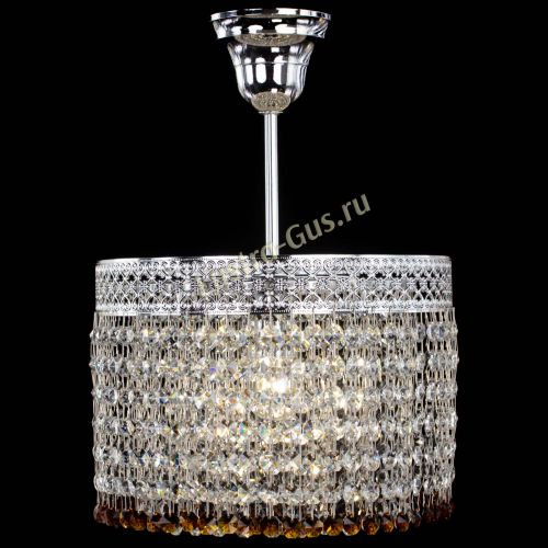 Люстра Венеция Капель №1 с подвесом Чайная в Сочи Гусь Хрустальный