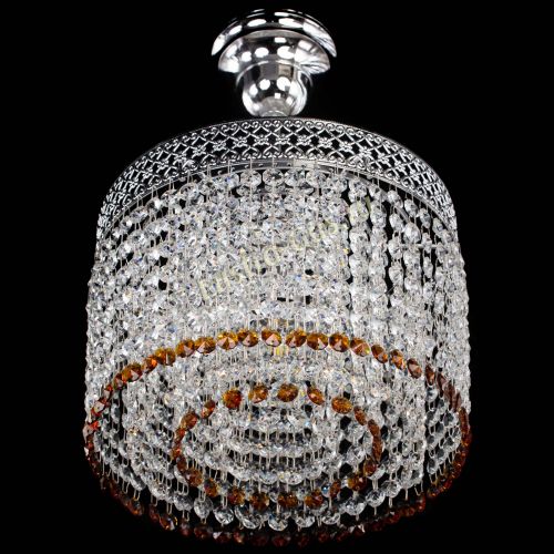 Люстра Венеция Капель №1 с подвесом Чайная в Сочи Гусь Хрустальный