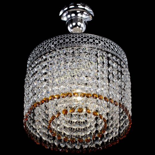 Люстра Венеция Капель №1 с подвесом Чайная в Сочи Гусь Хрустальный