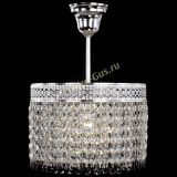 Люстра Венеция Капель №1 с подвесом Черная в Сочи