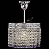 Люстра Венеция Капель №1 с подвесом Фиолетовая в Сочи