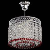 Люстра Венеция Капель №1 с подвесом Красная в Сочи Люстра Венеция Капель №1 с подвесом Красная в Сочи