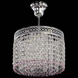 Люстра Венеция Капель №1 с подвесом Розовая в Сочи