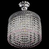 Люстра Венеция Капель №1 с подвесом Розовая в Сочи