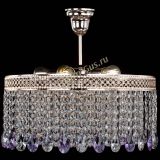 Люстра Венеция Капель журавлик фиолетовая в Сочи