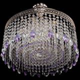 Люстра Венеция Капель журавлик фиолетовая в Сочи