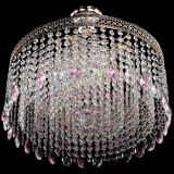 Люстра Венеция Капель журавлик розовая в Сочи