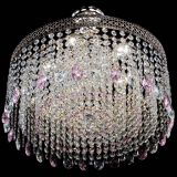 Люстра Венеция Капель журавлик розовая в Сочи