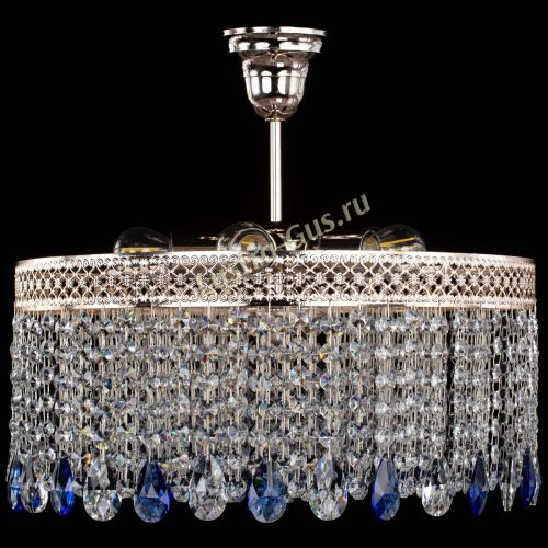 Люстра Венеция Капель журавлик синяя в Сочи Гусь Хрустальный