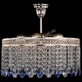 Люстра Венеция Капель журавлик синяя в Сочи