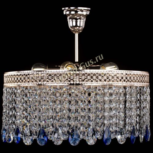 Люстра Венеция Капель журавлик синяя в Сочи Гусь Хрустальный