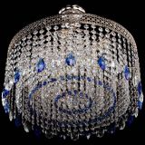 Люстра Венеция Капель журавлик синяя в Сочи