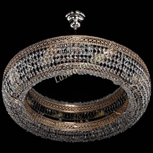 Люстра Венеция Кольцо с подвесом в Сочи Гусь Хрустальный