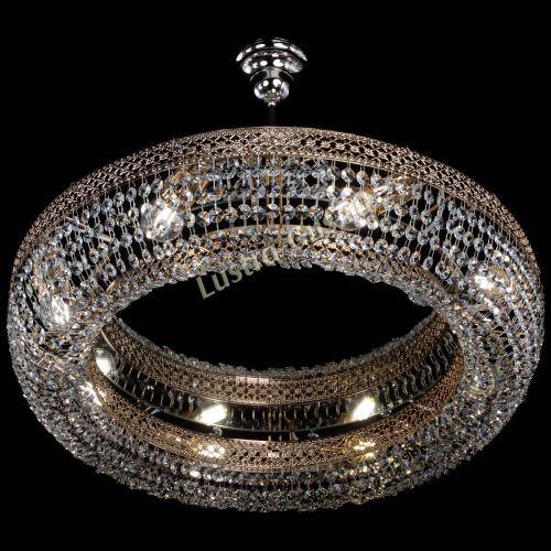 Люстра Венеция Кольцо с подвесом в Сочи Гусь Хрустальный