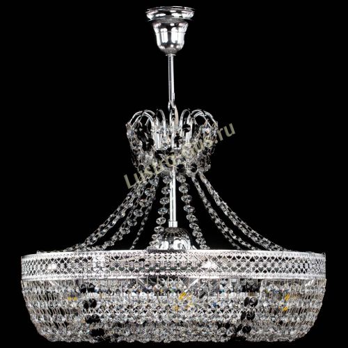 Люстра Венеция Кольцо с подвесом Черная в Сочи Гусь Хрустальный