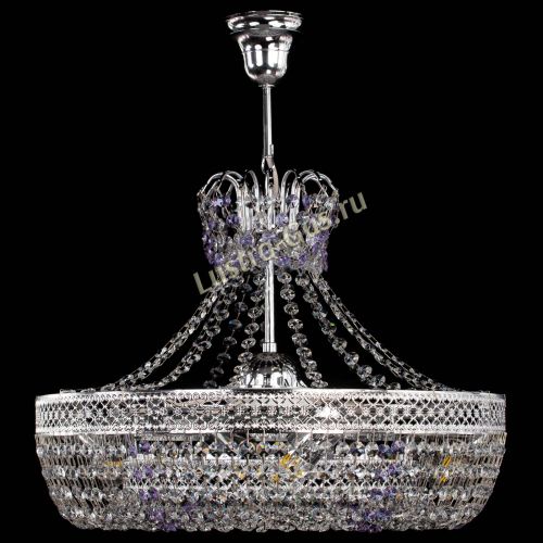 Люстра Венеция Кольцо с подвесом Фиолетовая в Сочи Гусь Хрустальный