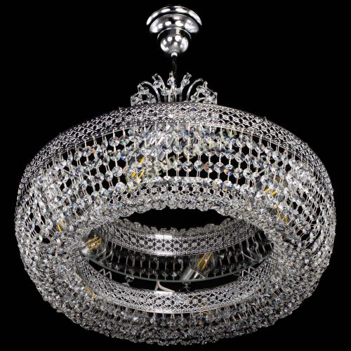 Люстра Венеция Кольцо с подвесом в Сочи Гусь Хрустальный