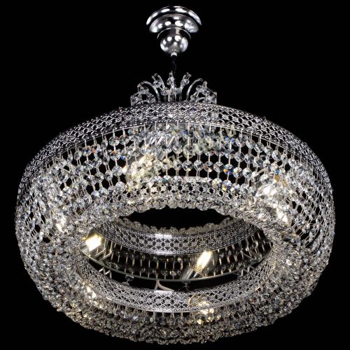 Люстра Венеция Кольцо с подвесом в Сочи Гусь Хрустальный