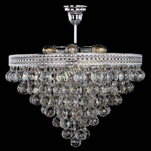 Люстра Венеция Пирамида шар 40 в Сочи Гусь Хрустальный