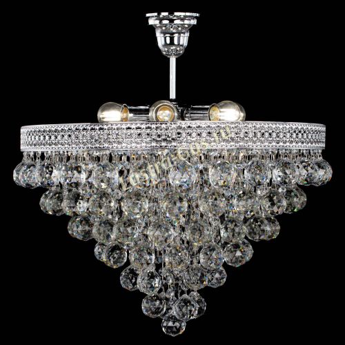 Люстра Венеция Пирамида шар 40 в Сочи Гусь Хрустальный