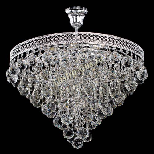 Люстра Венеция Пирамида шар 40 в Сочи Гусь Хрустальный