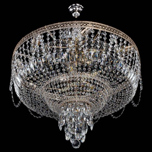 Люстра Венеция Водопад Каскад №13 с подвесом в Сочи Гусь Хрустальный