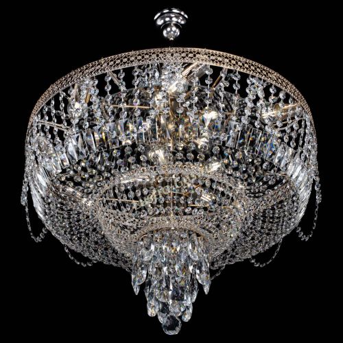 Люстра Венеция Водопад Каскад №13 с подвесом в Сочи Гусь Хрустальный