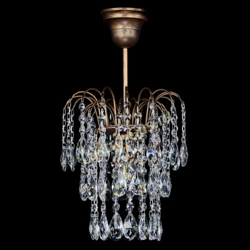 Люстра Весна журавлик под бронзу в Сочи Гусь Хрустальный