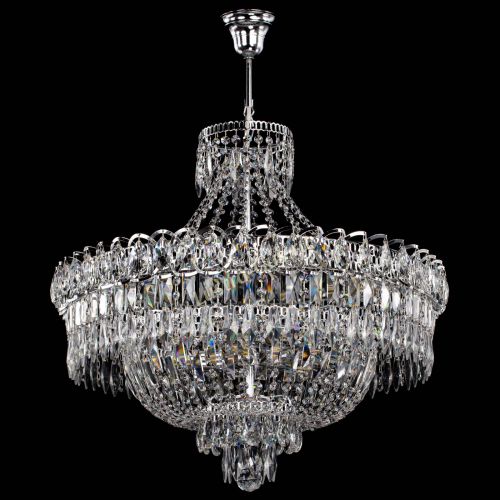 Люстра Водопад перо с подвесом в Сочи Гусь Хрустальный