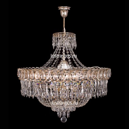 Люстра Водопад перо с подвесом в Сочи Гусь Хрустальный