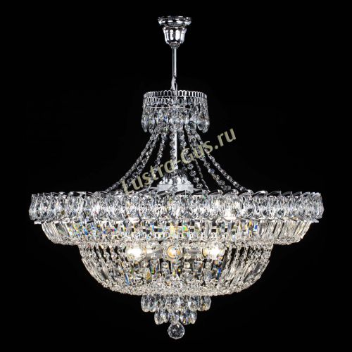 Люстра Водопад с подвесом  в Сочи Гусь Хрустальный
