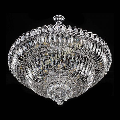 Люстра Водопад с подвесом  в Сочи Гусь Хрустальный