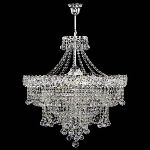 Люстра Водопад Софья с подвесом в Сочи Гусь Хрустальный