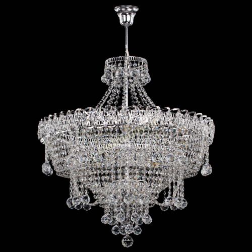 Люстра Водопад Софья с подвесом в Сочи Гусь Хрустальный