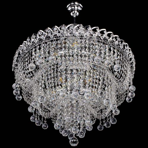 Люстра Водопад Софья с подвесом в Сочи Гусь Хрустальный