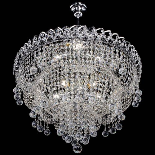 Люстра Водопад Софья с подвесом в Сочи Гусь Хрустальный