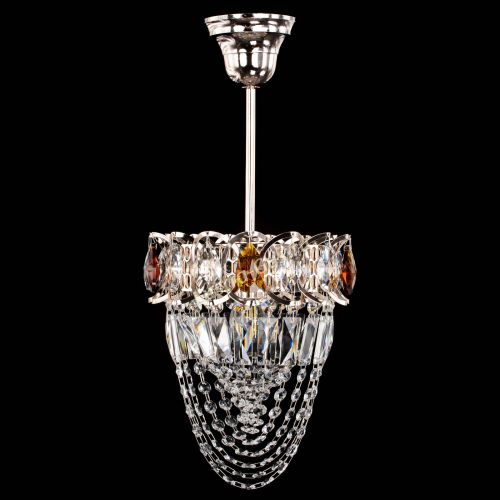 Люстра Водоворот №1 мини с подвесом чайная в Сочи Гусь Хрустальный