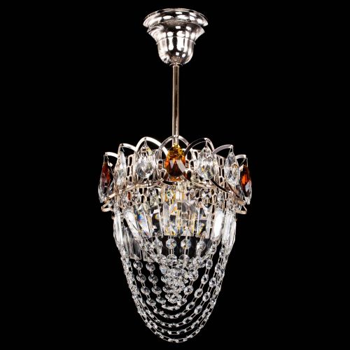 Люстра Водоворот №1 мини с подвесом чайная в Сочи Гусь Хрустальный