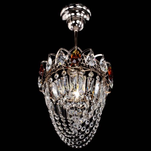 Люстра Водоворот №1 мини с подвесом чайная в Сочи Гусь Хрустальный