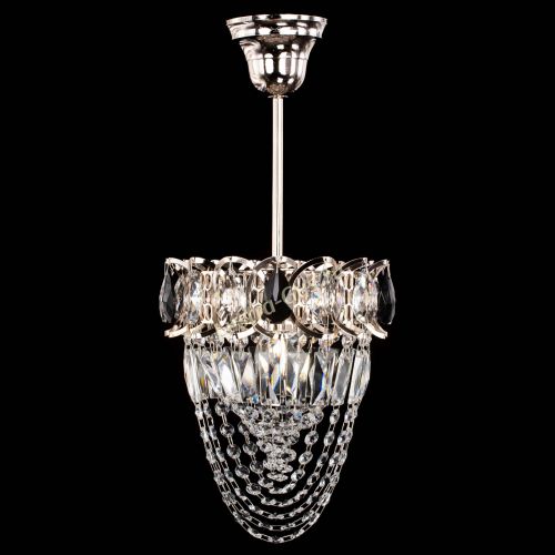 Люстра Водоворот №1 мини с подвесом черная в Сочи Гусь Хрустальный