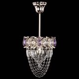 Люстра Водоворот №1 мини с подвесом фиолетовая в Сочи