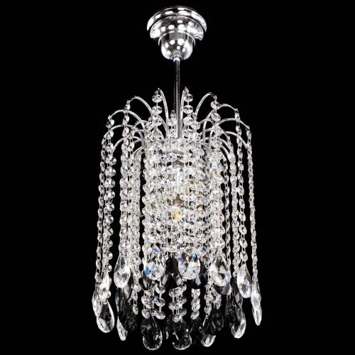 Люстра Зима капель журавлик черная в Сочи Гусь Хрустальный