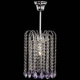 Люстра Зима капель журавлик фиолетовая в Сочи